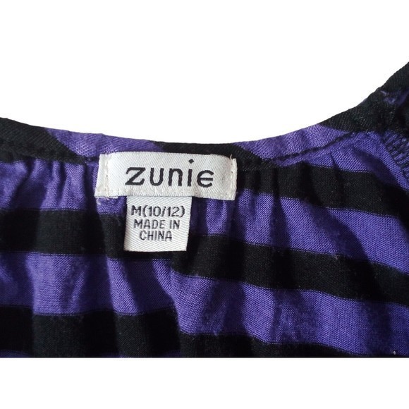 Girls Two-piece Bundle Dressy Top / Romper Size 10-12 Tye Dye /Stripes - Picture 9 of 13